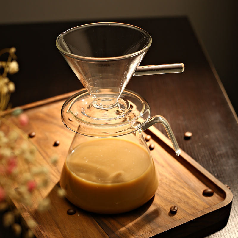 Durable Pour Over Glass Coffee Pot