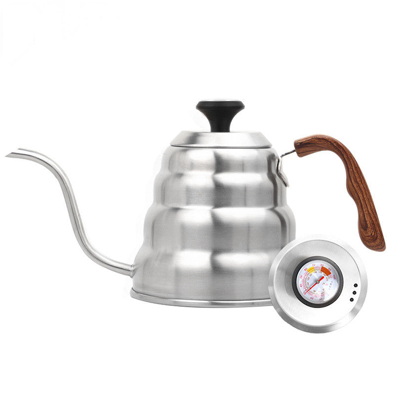 Stainless Steel Coffee Pot with Temperature Display