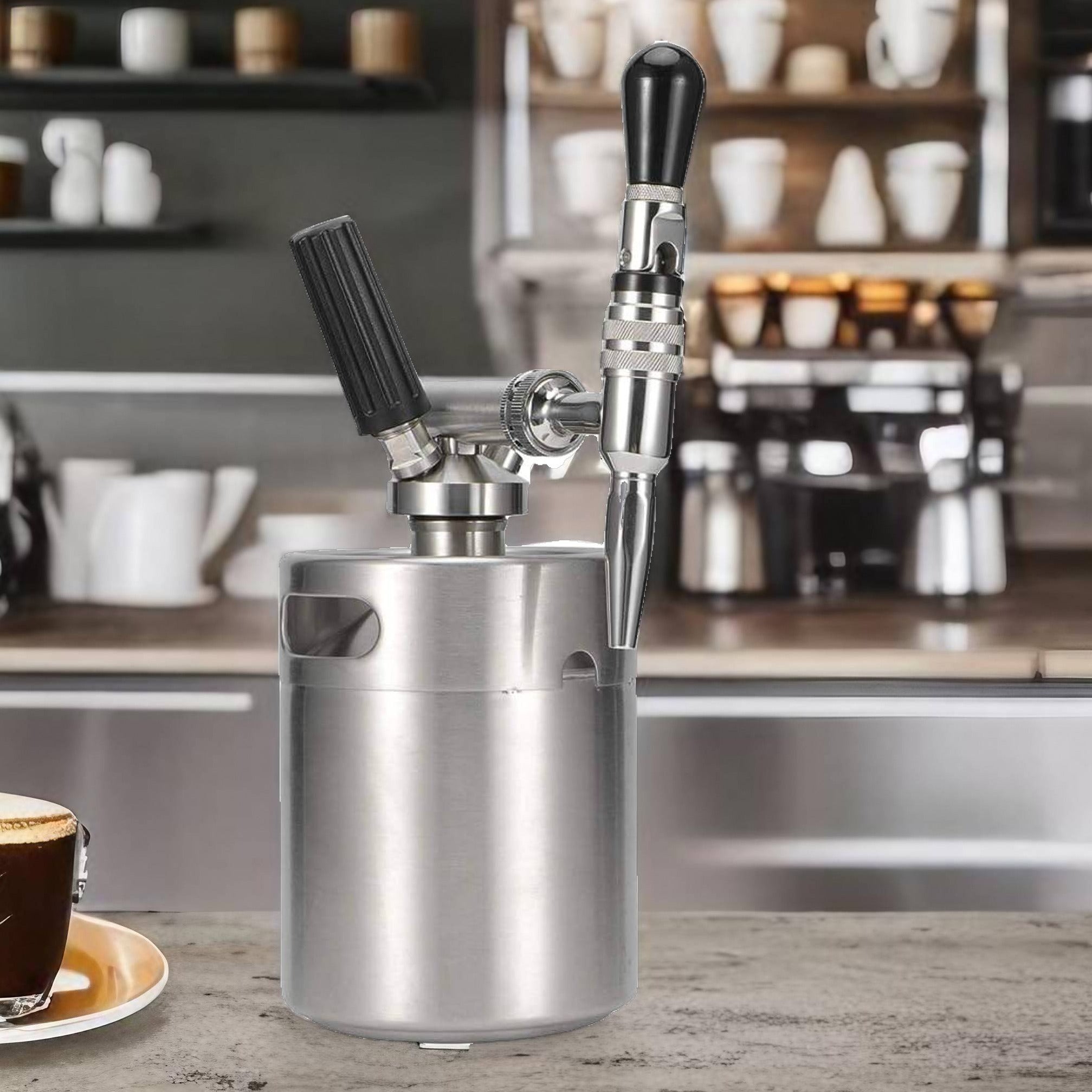 Nitrogen Infusion: Stainless Steel Coffee Machine