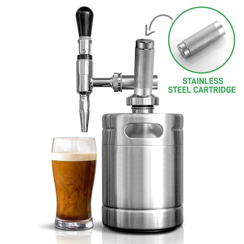 Nitrogen Infusion: Stainless Steel Coffee Machine